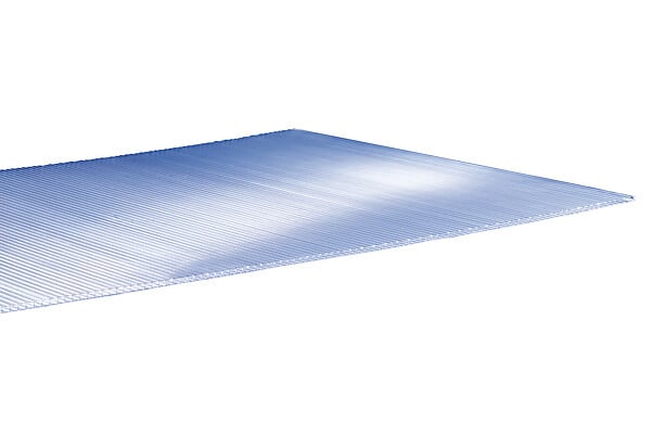 CARBOGLASS - Plaque polycarbonate alvéolaire clair - 4mm - 2x1.05m - large