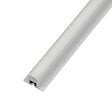 MAT INTER - Profile dilatation-fractionnement 10mm ailes courtes pvc gris 2m50 - vignette