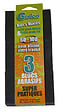 GERLON - 3 éponges abrasives 4 faces - Grain moyen et fin - Ponçage - vignette