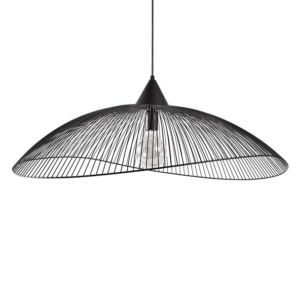 SEYNAVE - Suspension filaire métal Kasteli Noir Diam.80cm - large