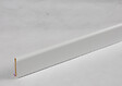 AJ TIMBER - Plinthe revêtue bord arrondi - Blanc - L2,20m x 70mm x 10mm - vignette