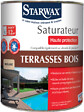 STARWAX - Saturateur haute protection terrasses bois - Incolore 1L - vignette