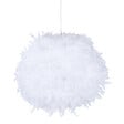 COREP - Suspension boule plumes blanches Kokot - vignette