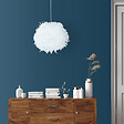 COREP - Suspension boule plumes blanches Kokot - vignette