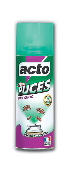ACTO - Aérosol anti-puces - Spécial puces - 100ml - large