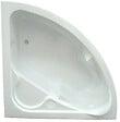ONDEE - Baignoire d'angle acrylique Fany - Blanc - 140x140x55.2cm - vignette