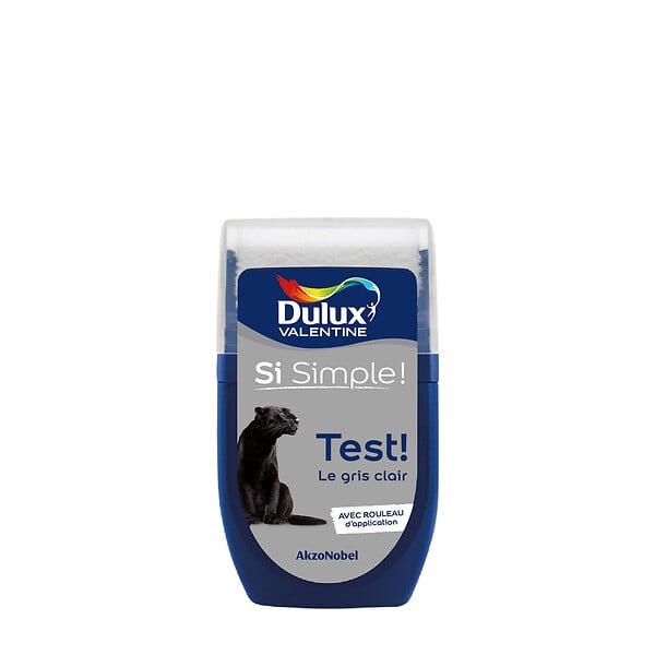 DULUX VALENTINE - Testeur peinture Si Simple - Le Gris Foncé - 30ml - large
