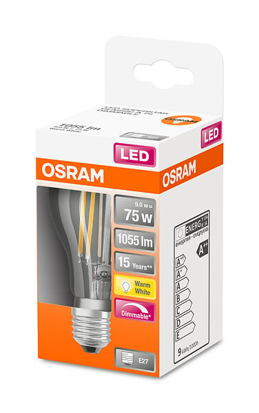 OSRAM - Ampoule LED - Retrofit CLASSIC A DIM - 9W - large