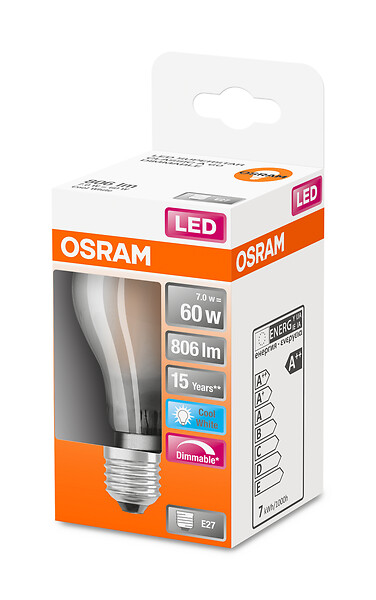 OSRAM - Ampoule LED CLASSIC A DIM 7W - large