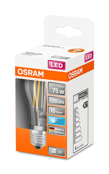 OSRAM - Ampoule LED Retrofit CLASSIC A - Verre - 7,5W - 4000K - large