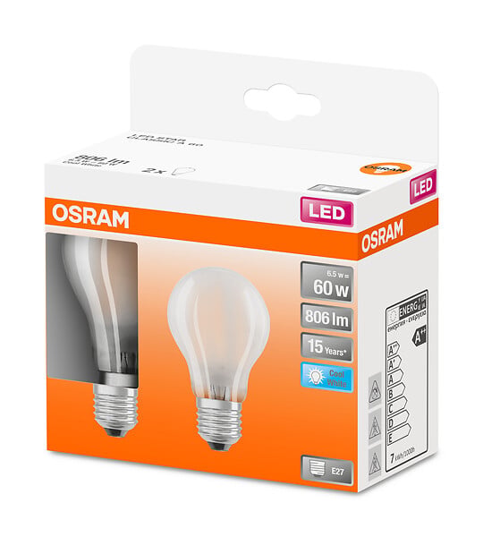 OSRAM - Ampoule LED Retrofit CLASSIC A 60 FR - 7W - E27 - large