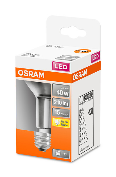OSRAM - LED STAR R63 40 36 degrés - 2,6W - large