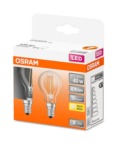 OSRAM - LED Retrofit CLASSIC P 40 CL - 4W - large