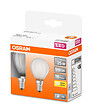 OSRAM - Ampoule LED E14 CLASSIC P 25 FR - Blanc chaud 2700K - 2,5W - vignette