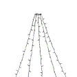 KONSTSMIDE - Voile de sapin 200 led multico - vignette