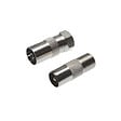 APM - Adaptateur satellite coaxial - femelle/mâle - Kit F/TV - vignette