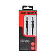 APM - Cordon jack 3,5 mm stéréo mâle mâle - 1,5 m - Noir - vignette