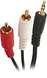 APM - Cordon jack 3.5mm 2 rca stéréo mâle mâle noir 2m - vignette