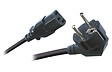 APM - Cordon d'alimentation CEE 7/7 vers IEC C13 - Noir - 1,8 m - vignette