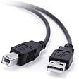 APM - Câble USB 2.0 USB-A vers USB-B 1.8 m Noir - vignette