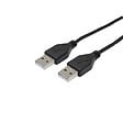 APM - Câble USB 2.0 USB-A mâle/mâle - Noir - 1,8m - vignette
