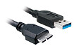 APM - Cordon usb 3.0 usb-a micro b mâle mâle noir 1m - vignette