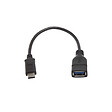 APM - Adaptateur OTG USB-C vers USB-A - Noir - 10 cm - vignette