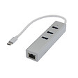 APM - Hub USB 3.0 Type-C - Aluminium - 3 USB-A + RJ45 Gigabit - vignette