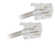APM - Cordon adsl rj11 mâle mâle blanc 10m - vignette