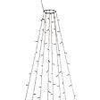 KONSTSMIDE - Voile de sapin à LED - 240 LED ambrées scintillantes - 24 V - vignette
