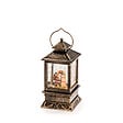 KONSTSMIDE - Lanterne tempête LED Père Noël - Plastique - Marron - 22cm - vignette