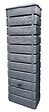 BELLI - Récupérateur d'eau Woody imitation bois - Anthracite - 300L - vignette