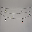 COREP - Guirlande lumineuse guinguette - Noir mat - 10 m - vignette