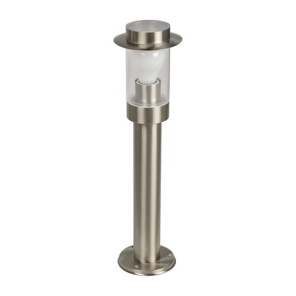 COREP - Borne extérieure Seaside - Inox 316L - Alu brossé - E27 20W - large