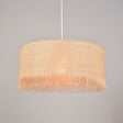 COREP - Suspension cylindre raphia - Naturel - Diam.38cm E27 - vignette