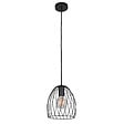 COREP - Suspension métal filaire spiral - Noir - E27 60W - vignette