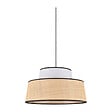COREP - Suspension raphia Mallorca Blanc - Diam.38cm - vignette