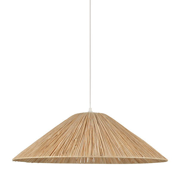 COREP - Suspension conique Playa - Raphia naturel - 100W - large