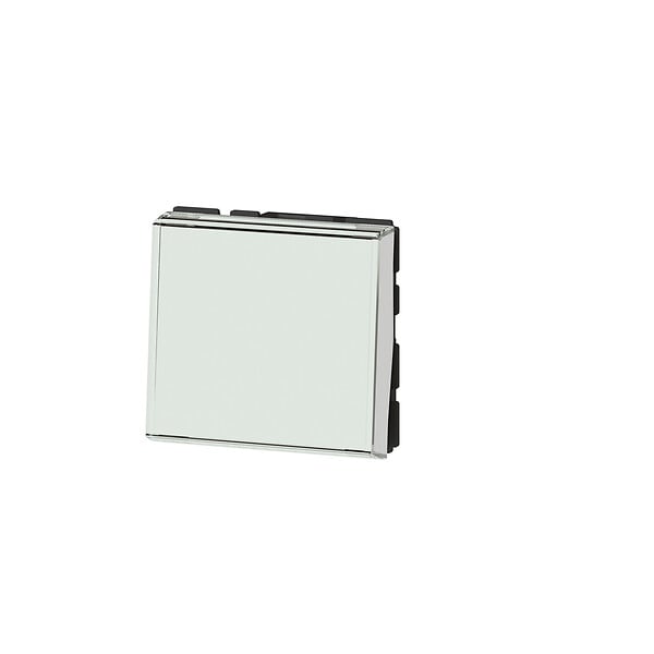 LEGRAND - Poussoir avec porte-étiquette Mosaic Easy-Led 2 modules - Blanc - 6A - large