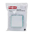 LEGRAND - Poussoir avec porte-étiquette Mosaic Easy-Led 2 modules - Blanc - 6A - vignette