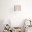 COREP - Suspension cylindrique coton - Chanvre - 28cm de diamètre - vignette