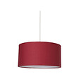 COREP - Suspension cylindrique coton - Cerise - E27 100W - vignette
