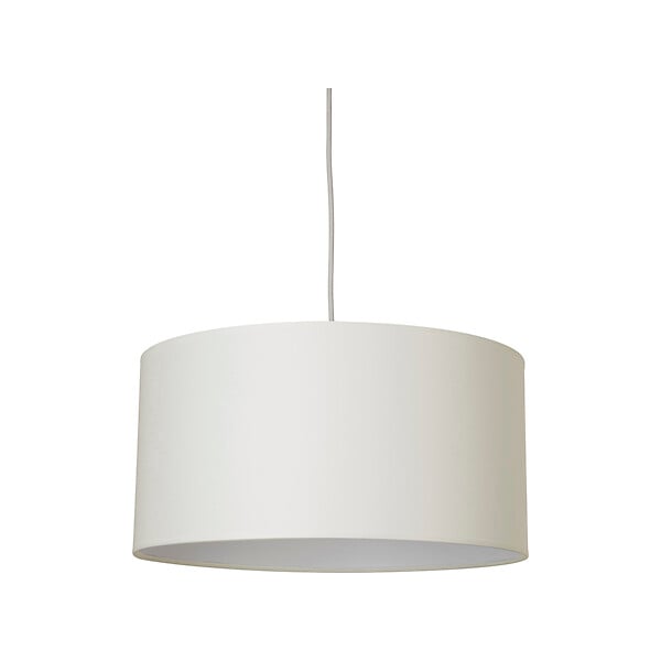 COREP - Suspension tissu coton cylindrique Crème Diam.38cm - large
