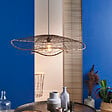 COREP - Suspension double dôme métal tressé LANKA XXL 80cm - vignette