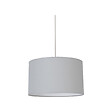 COREP - Suspension cyl. toile coton - Tourterelle - E27 100W - vignette