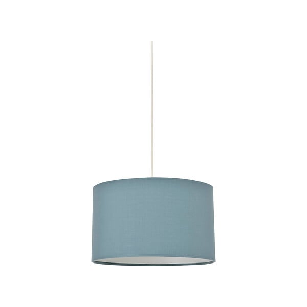 COREP - Suspension cylindrique - Toile coton - Pétrole - D28xH19cm - large