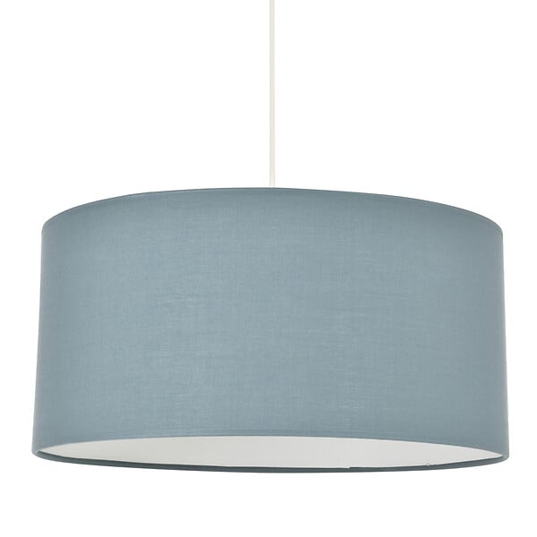 COREP - Suspension cylindrique - Toile coton - Pétrole - D28xH19cm - large