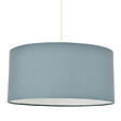 COREP - Suspension cylindrique - Toile coton - Pétrole - D28xH19cm - vignette