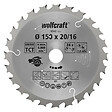 WOLFCRAFT - Lame scie circulaire carbure tungstène CT 24 dents D150mm - vignette