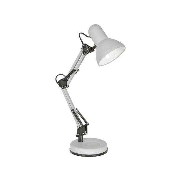 COREP - Lampe de bureau architecte métal - Gris cendre - 15W - large